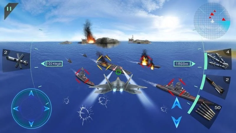 Sky Fighters 3D mod free